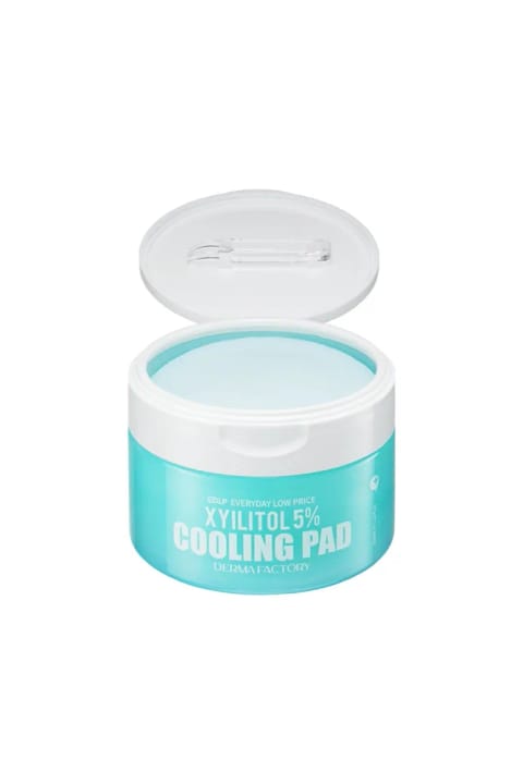 DERMA FACTORY پد تونیک خنککننده و تسکیندهنده پوست با Xylitol %5 Cool...