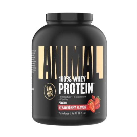 پروتئین وی Universal Animal ۱۸۰۰ گرم - توت‌فرنگی ۶۰ سروینگ