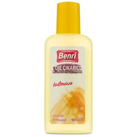 Benri پاککننده لاک بدون استون ۱۳۰ میلیلیتر