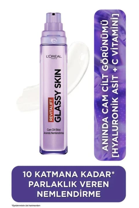 لورآل پاریس Revitalift Filler کرم صورت شیشه‌ای (Glassy Skin)