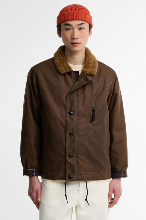 ژاکت روغنی Barbour Macklow BE51 Bark