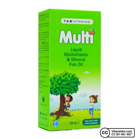 TabVitamins Multi روغن ماهی ۲۰۰ میلیلیتر