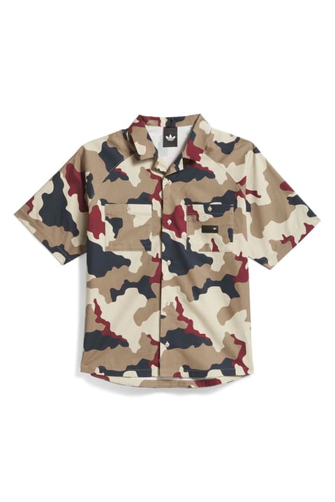 پیراهن مردانه آدیداس KS4328-E Fs+ Button Up رنگ خاکی