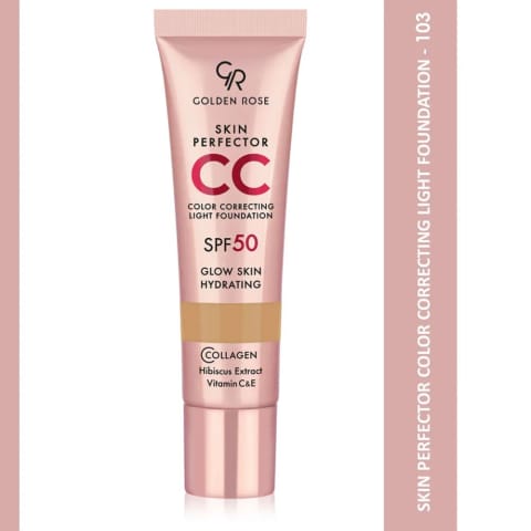 Golden Rose Skin Perfect CC SPF50 فونداسیون 103 Nude