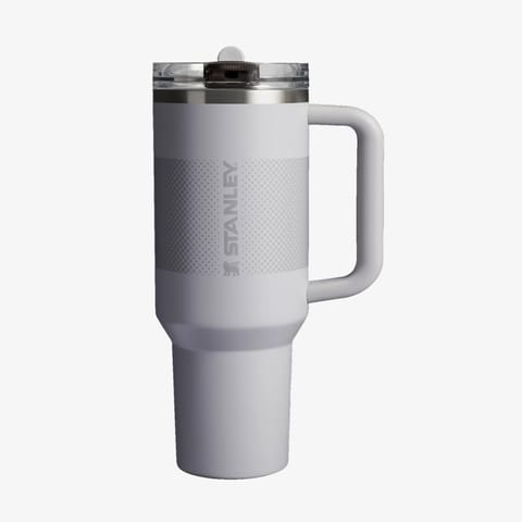 فلاسک لیوانی Stanley Quencher ProTour Flip Straw 1.2L با نی، خاکستری