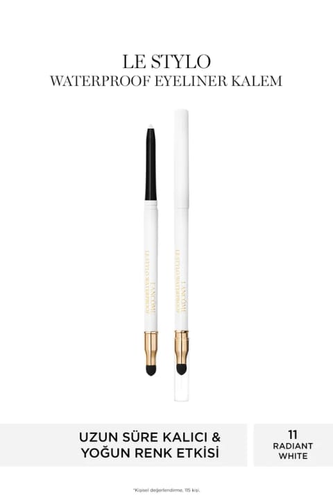 Lancome Le Stylo خط چشم ضد آب 11 Radiant White