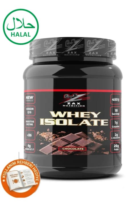 zax nutrition وی ایزوله ۴۵۰ گرم ۱۸ سروینگ شکلاتی