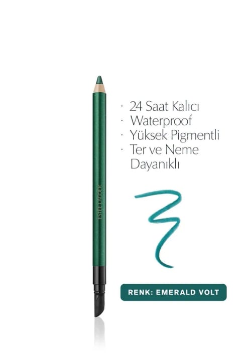 مداد چشم Estee Lauder Double Wear 24 ساعته ماندگار ضدآب — 08 Emerald Volt