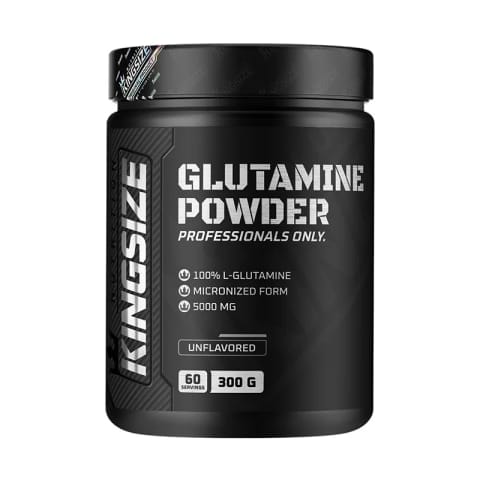 Kingsize Nutrition Glutamine Powder 300 Gr بدون طعم
