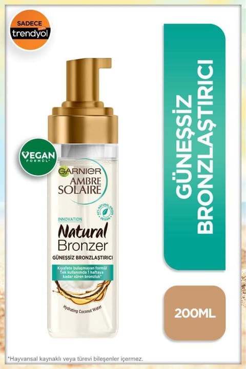 گارنیر آمبر سولر برنزهکننده بدون آفتاب ۲۰۰ میلیلیتر