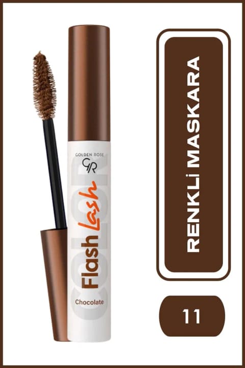 Golden Rose Flash Lash ریمل رنگی - 11 شکلاتی