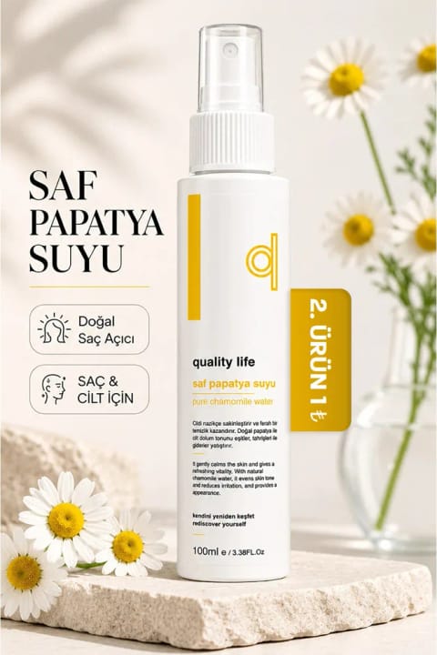 Quality Life اسپری روشنکننده مو با عصاره طبیعی بابونه