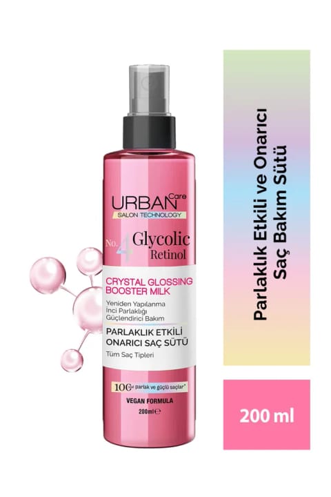 Urban Care Glycolic Retinol براق‌کننده و ترمیم‌کننده شیر مراقبت از مو - 200ml - Gloss