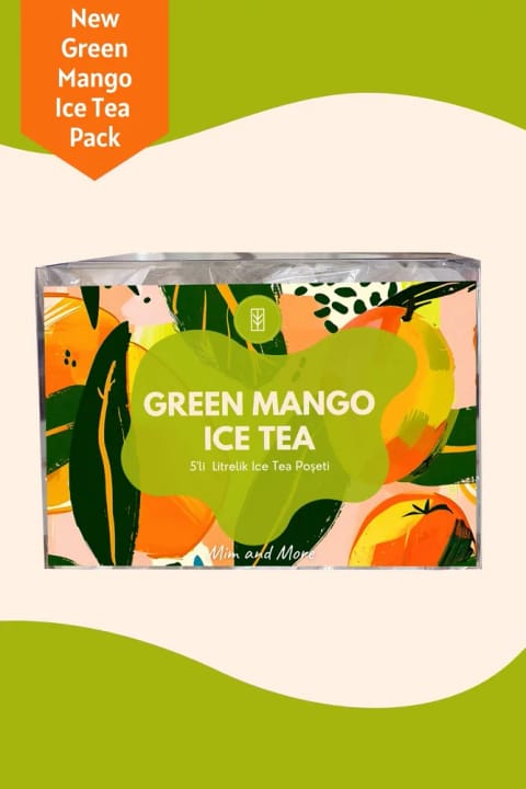 Mim and More Green Mango Ice Tea Pack - پکت چای سرد، 5×20 گرم