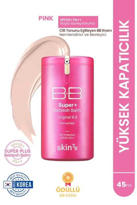 کرم بی‌بی اسکین‌سونیک Super Plus Beblesh Balm SPF30 Pink