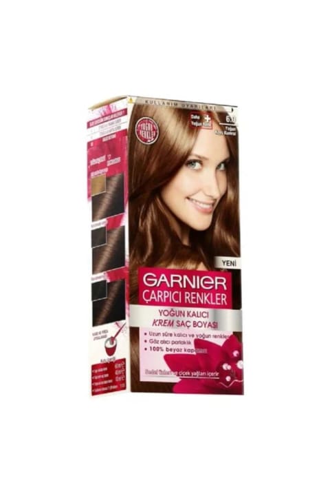 Garnier Color Naturels رنگ مو 6.0 قهوهای تیره پررنگ