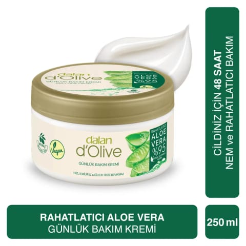 Dalan D'Olive کرم مرطوبکننده روزانه آلوئهورا ۲۵۰ میلیلیتر