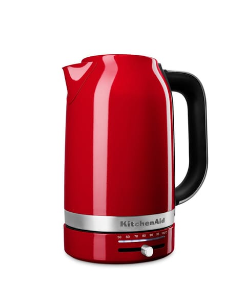 کتری برقی تنظیم‌دما KitchenAid KEK1701 مدل Empire Red-EER ظرفیت ۱,۷ لیتر