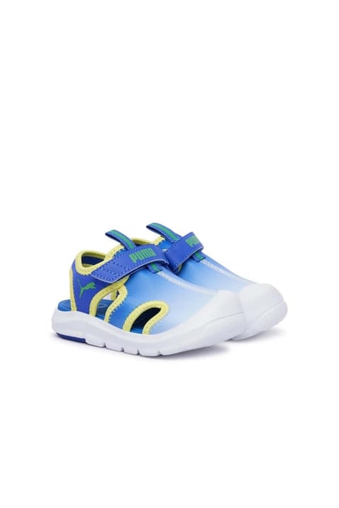 صندل پسرانه Puma Fun Racer Sandal Come On VInf آبی ساکس