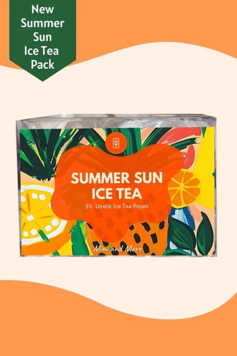 Mim and More Summer Sun آیس تی پک - بسته چای سرد، 5x20 گرم