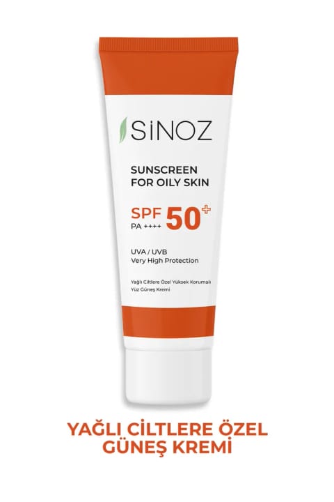 کرم ضدآفتاب صورت SİNOZ SPF 50 کنترل کننده چربی، روشن‌کننده با محافظت بالا ۵۰ میلی‌لیتر