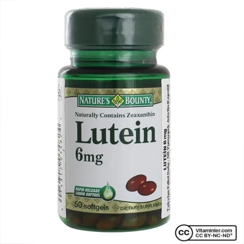 Nature's Bounty لوتئین 6 میلیگرم 50 کپسول