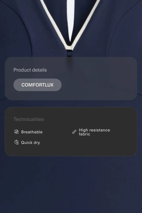 Comfortlux جامپ‌سوت کوتاه بنددار با یقه V