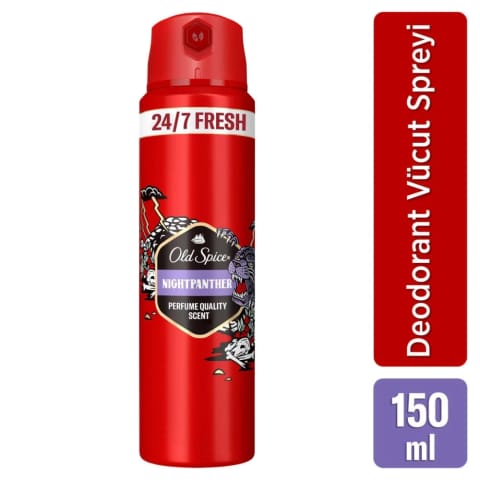 Old Spice Night Panther دئودورانت اسپری مردانه ۱۵۰ میلیلیتر