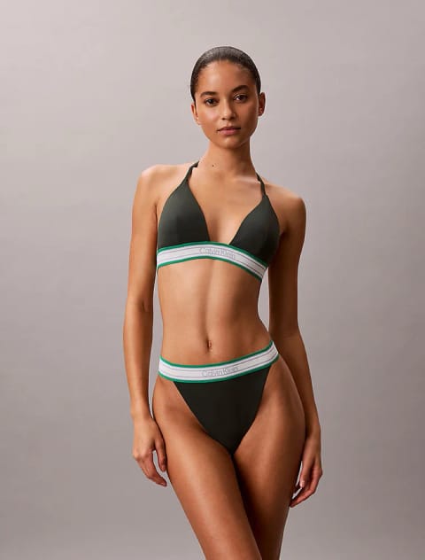 Kadın Halter Triangle Bikini Üstü