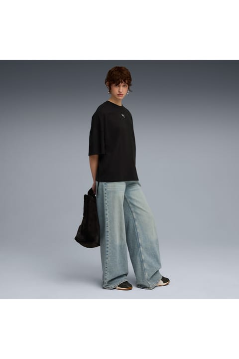 تی‌شرت آستین‌بلند زنانه Puma Dare To Oversized Ruched مشکی