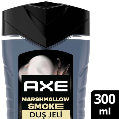 ژل دوش مردانه Axe Premium Marshmallow Smoke Vanilla & Dark Musk 300 ml