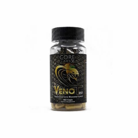 Core Labs X Veno Test Booster با Horny goat، Tongkat Ali و Maca، ۶۰ کپسول