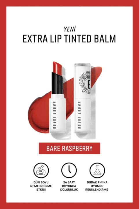 BOBBI BROWN Extra Lip Tinted Balm رژ لب رنگی مرطوب‌کننده - Bare Rasp...