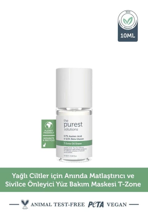 The Purest Solutions T-Zone ماسک ماتکننده حاوی روغن درخت چای 10 میلیلیتر