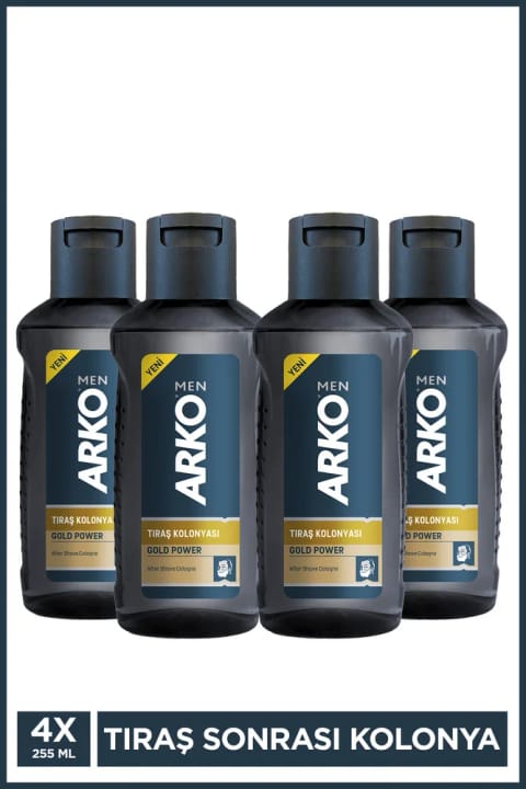 Arko Men Gold Power ادکلن پس از اصلاح ۴×۲۵۵ میلی‌لیتر
