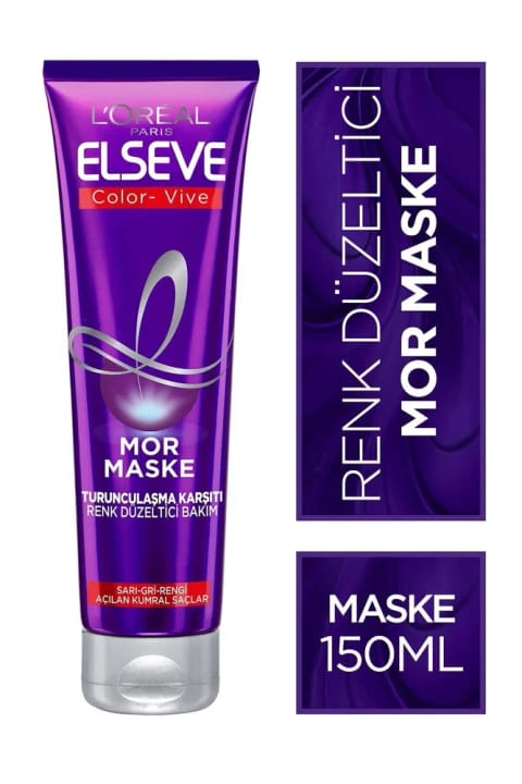 ELSEVE Color-vive ماسک بنفش ضد زردی سیلور مور ۱۵۰ میلی‌لیتر