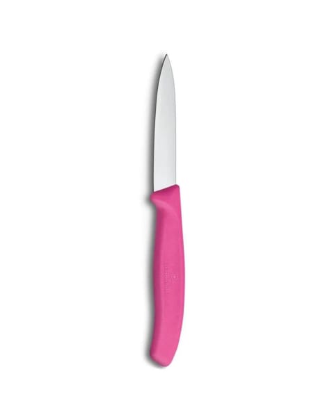 چاقو استیل ضدزنگ Victorinox 6.7606.L115، ۸ سانتی‌متری، صورتی