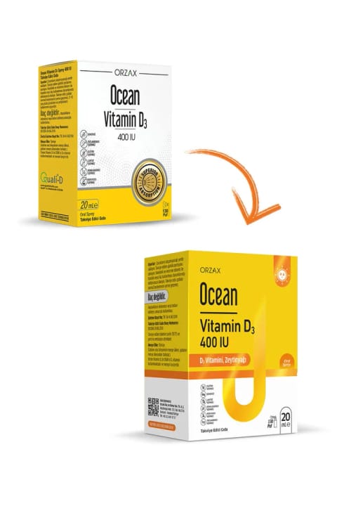Ocean Vitamin D3 400 IU اسپری 20 میلیلیتر