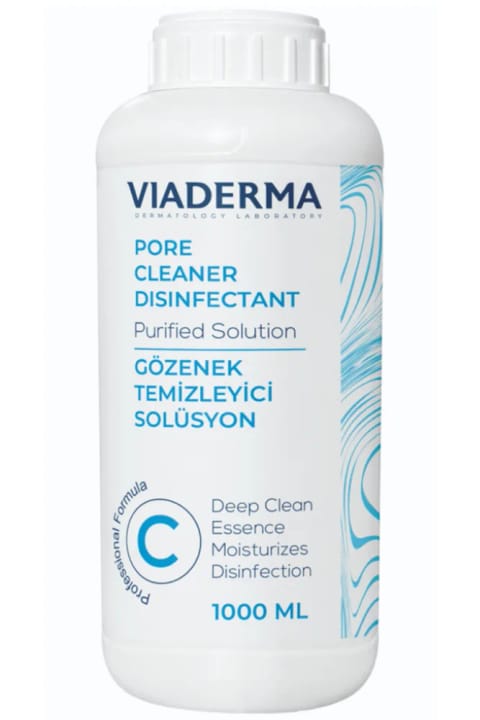 محلول سفت‌کننده منافذ Viaderma Hydrafacial 1000 ml - Niacinamide، Sa...