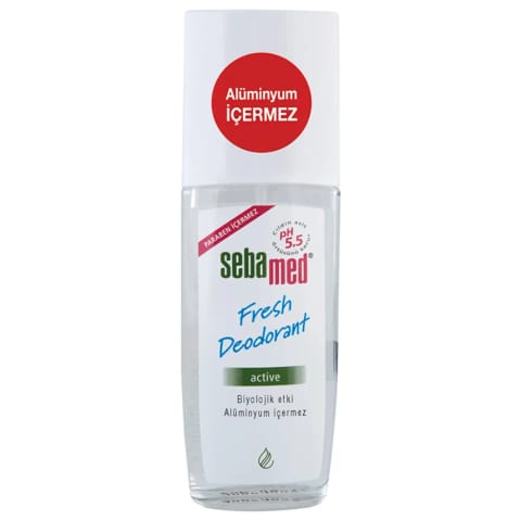 Sebamed دئودورانت اسپری زنانه اکتیو ۷۵ میلی‌لیتر