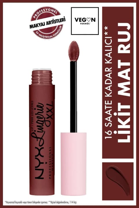 رژ لب مایع مات NYX Professional Makeup Lip Lingerie Xxl Deep Mesh