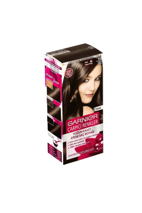 Garnier رنگ مو رنگ‌های چشمگیر قهوه‌ای پررنگ شماره 4,0