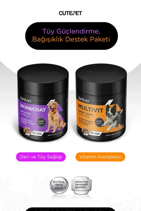 Köpek Tüy Sağlığı & Bağışıklık Destek Paketi