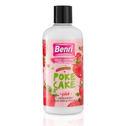 Benri چیلک Poke Cake لوسیون بدن 500 میلی‌لیتری
