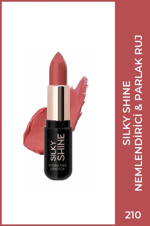 Golden Rose Silky Shine Hydrating Lipstick - رژ لب مرطوبکننده شماره 210
