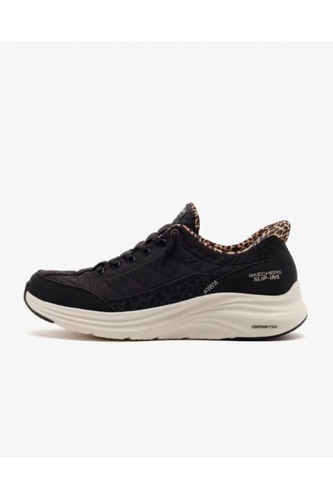 SKECHERS CONTOUR FOAM-LEOPARD DREAM زنانه مشکی کفش اسپرت 150419 BLK