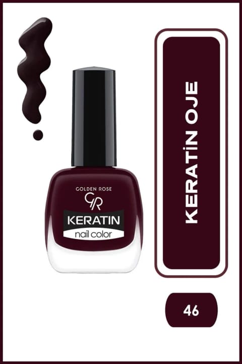 Golden Rose Keratin Nail Color - 46 - Keratin Oje