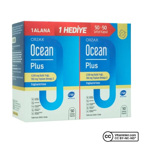 Ocean Plus Omega 3 1200 mg 100 کپسول