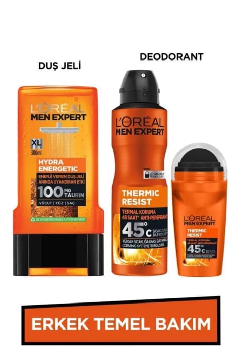 L'Oreal Paris Men Expert Set مراقبت پایه Hydra Energetic انرژیزا