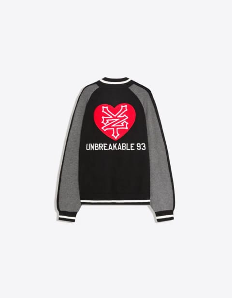 ZOO YORK X BERSHKA ژاکت زیپدار گلدوزیشده